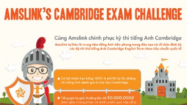 PHÁT ĐỘNG KỲ THI AMSLINK'S CAMBRIDGE EXAM CHALLENGE LẦN 1